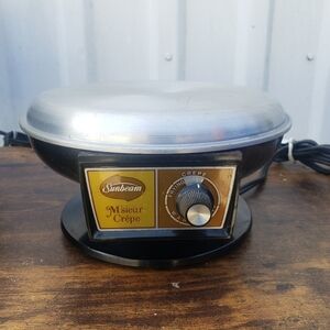 Sunbeam m'seur crepe maker